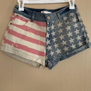 Grayson | Stars & Stripes Denim Shorts 🇺🇸